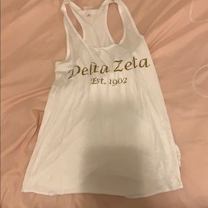 Delta Zeta White Tank M